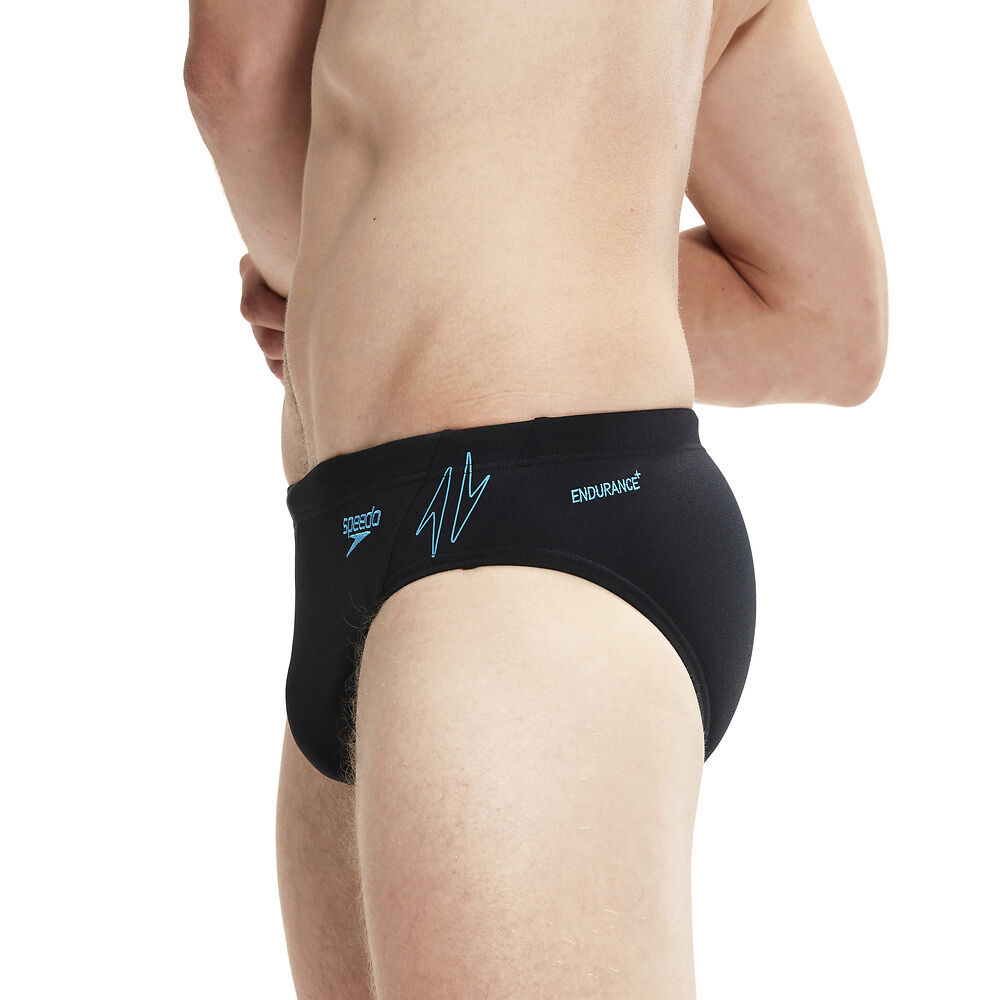 Speedo Mens Hyperboom Splice Brief - Black