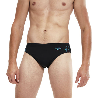 Speedo Mens Hyperboom Splice Brief - Black