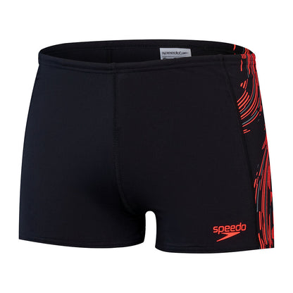 Speedo Mens Tech Panel Aquashort - Black