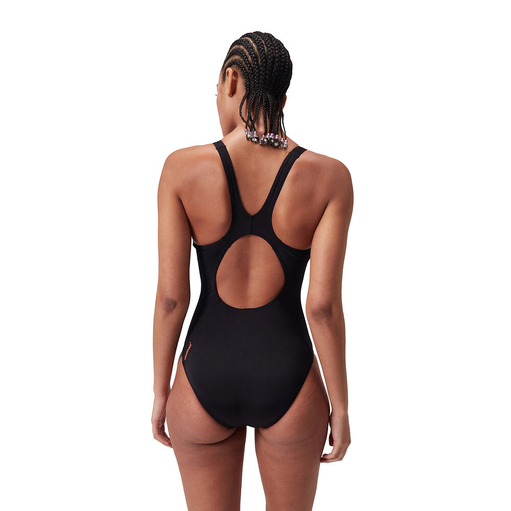 Speedo Womens Placement Muscleback - Black