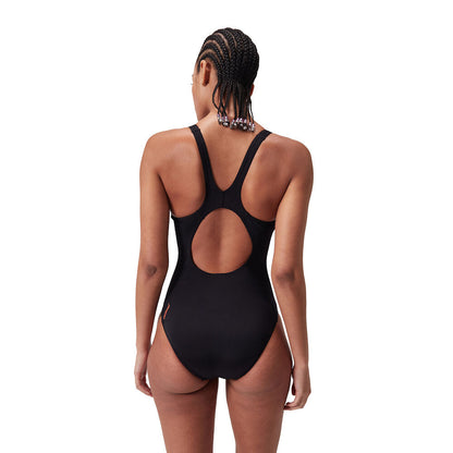 Speedo Womens Placement Muscleback - Black