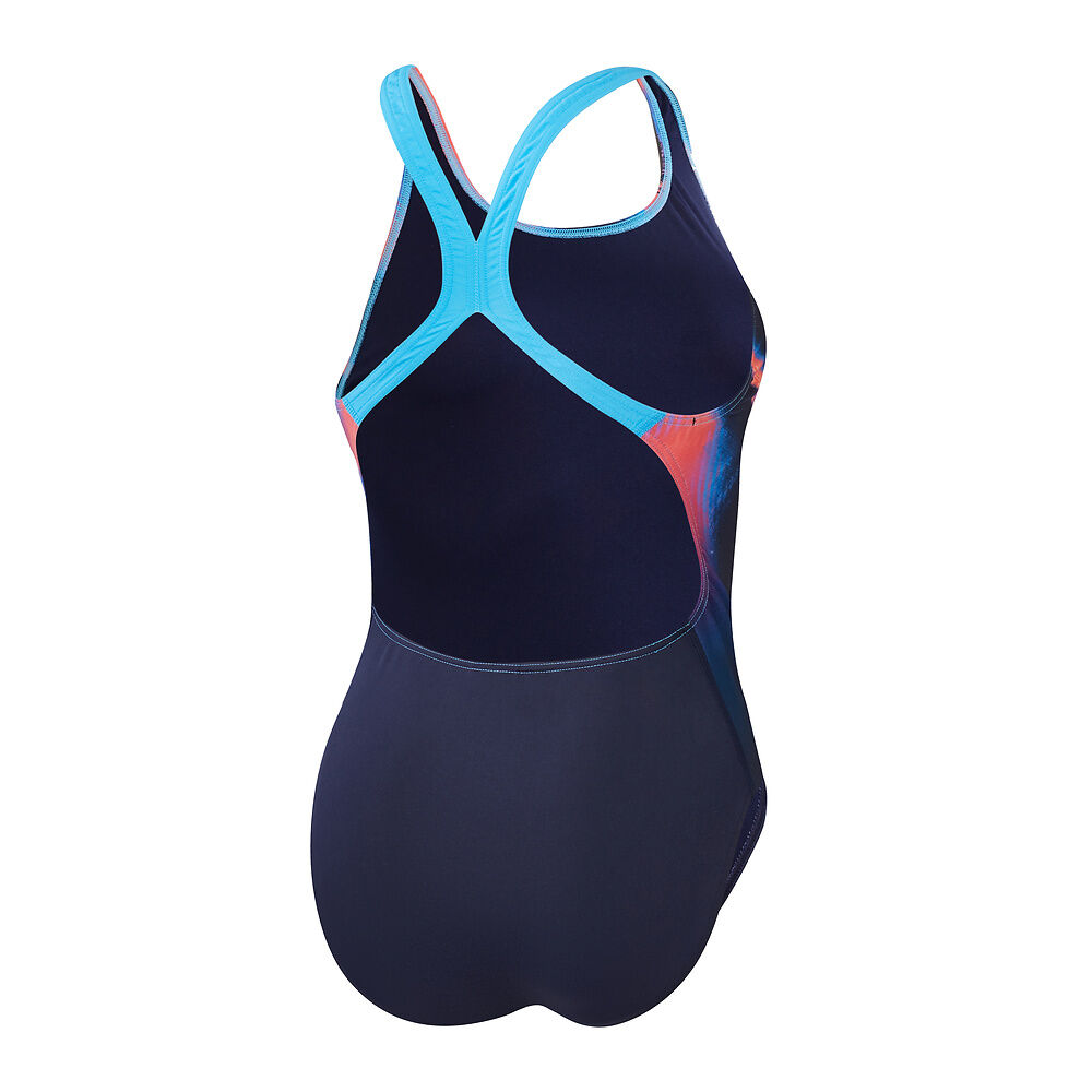 Speedo Womens Placement Powerback - Multi