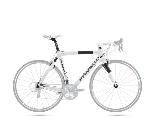 Pinarello Razha Rimbrake Frameset - 930 White Gloss / Matte Black