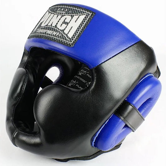 Punch Trophy Getters Full Face Head Guard - Blue/Black