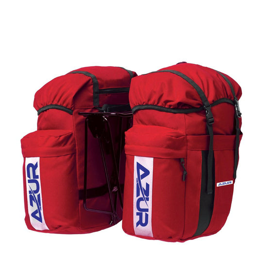 Azur Commuter Pannier Set - Red