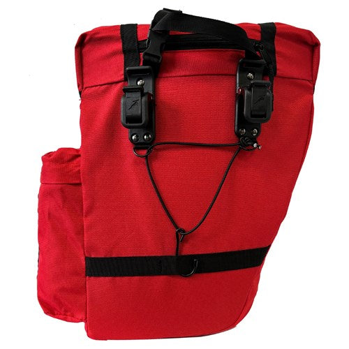 Azur Commuter Pannier Set - Red