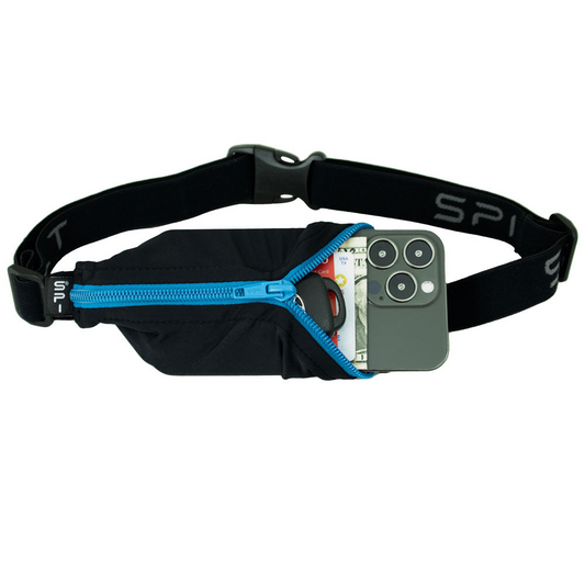 Spibelt Original Running Belt - Black/Turquoise