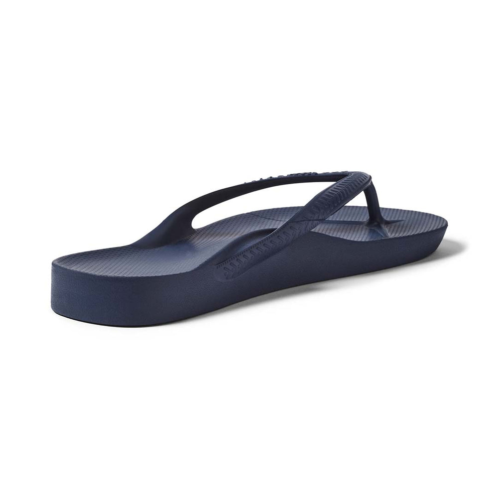 Archies Arch Support Thongs - Navy