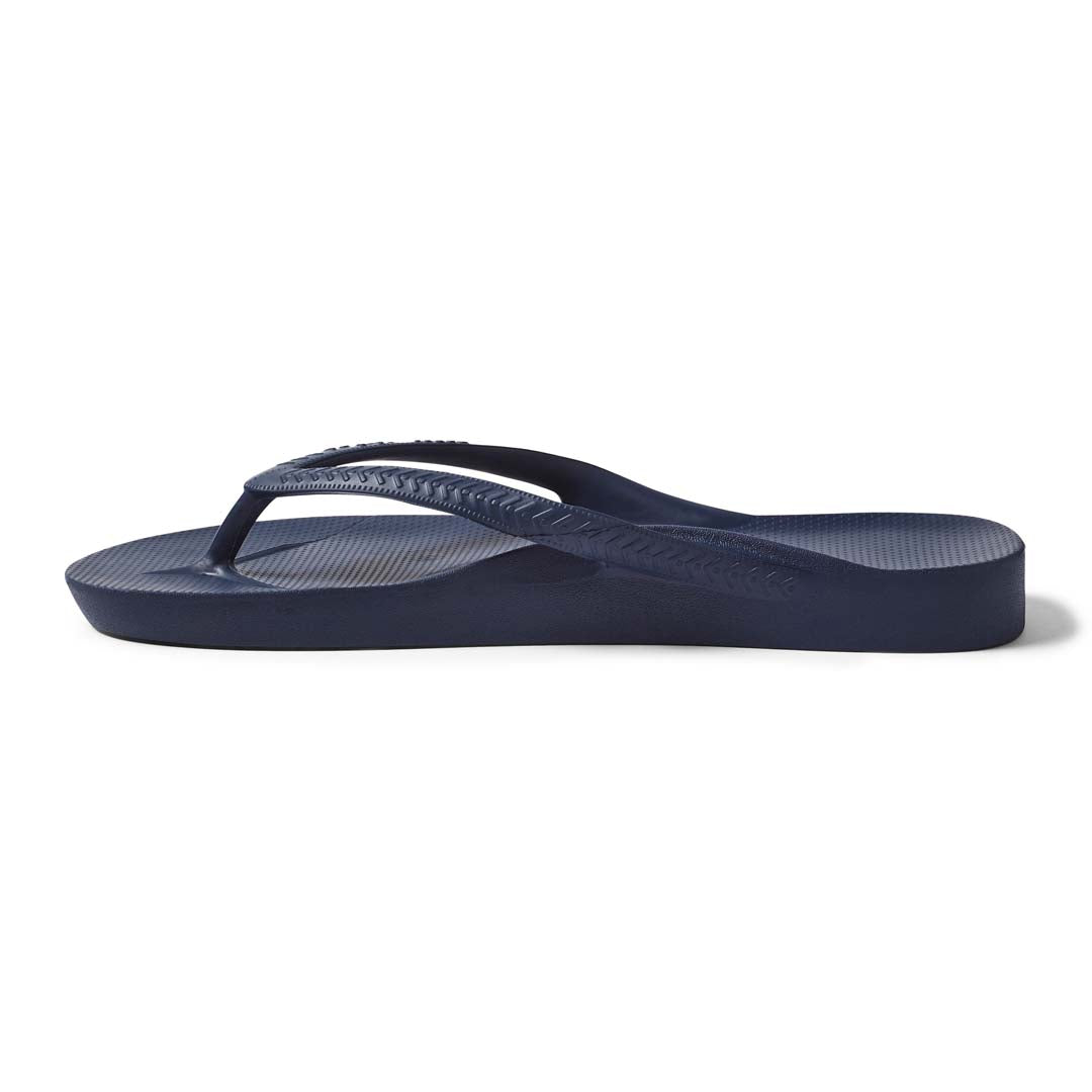 Archies Arch Support Thongs - Navy