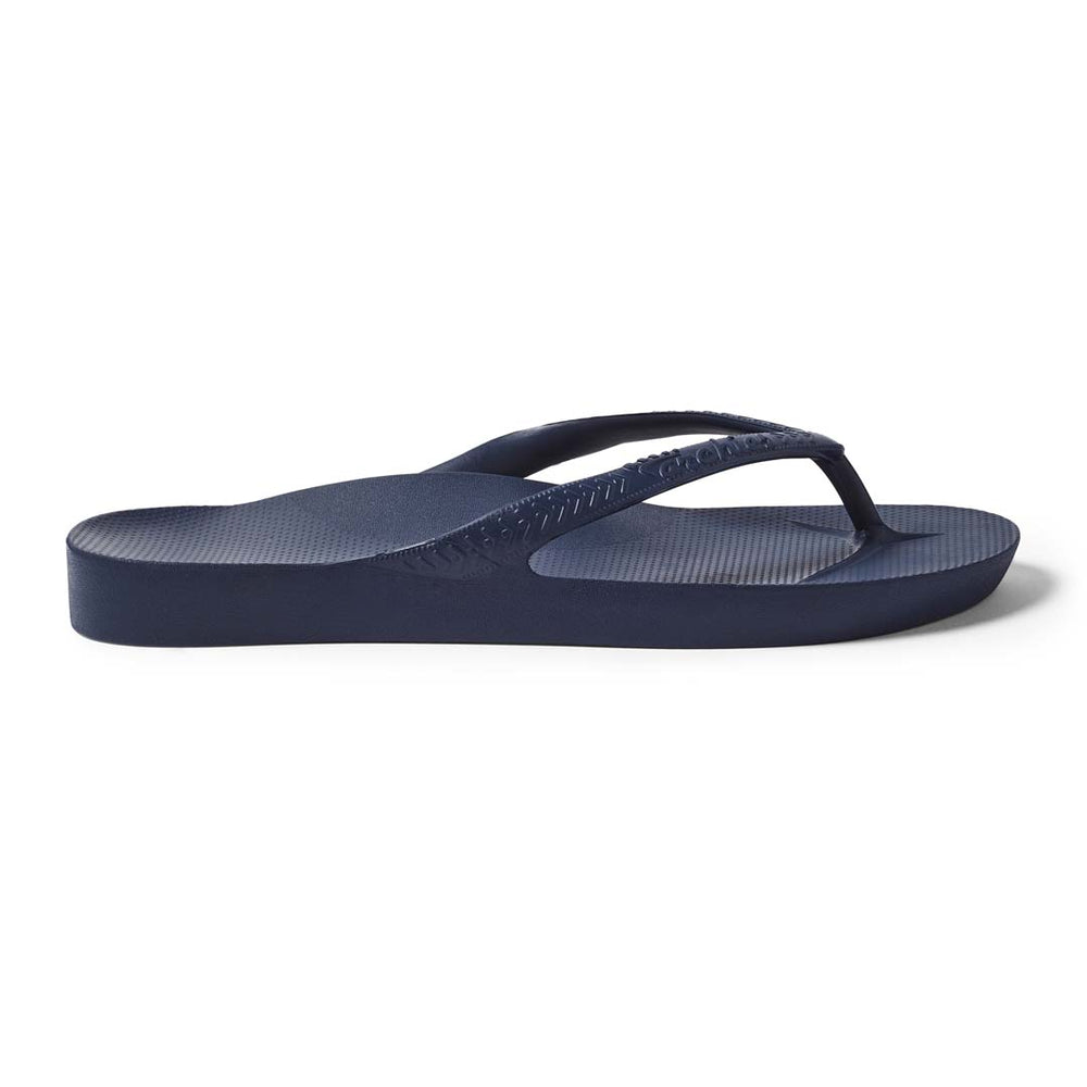 Archies Arch Support Thongs - Navy