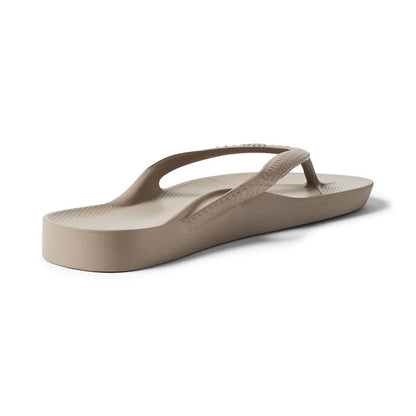 Archies Arch Support Thongs - Taupe/Brown