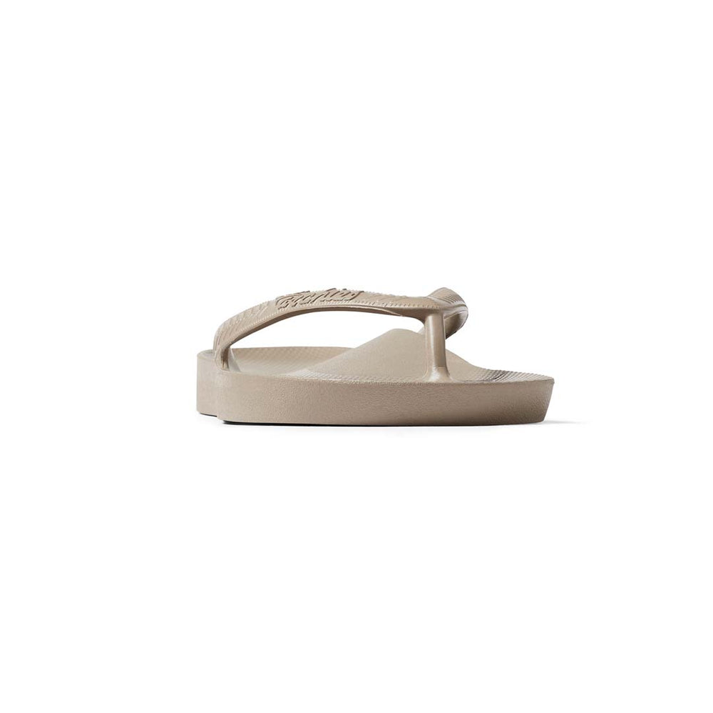 Archies Arch Support Thongs - Taupe/Brown