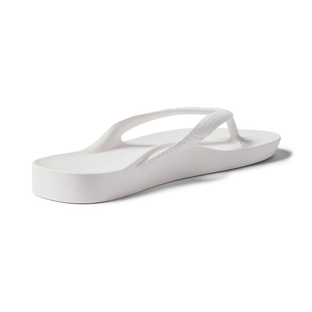 Archies Arch Support Thongs - White