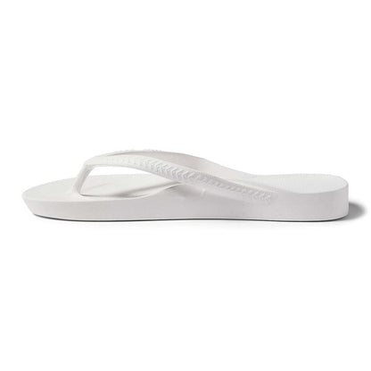 Archies Arch Support Thongs - White