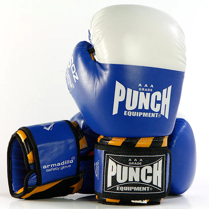 Punch Armadillo Safety Boxing Gloves V30 - Blue/White