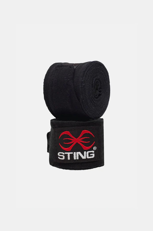 Sting Elasticised Hand Wraps - Black