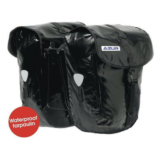 Azur Tarpaulin Pannier Bag Set