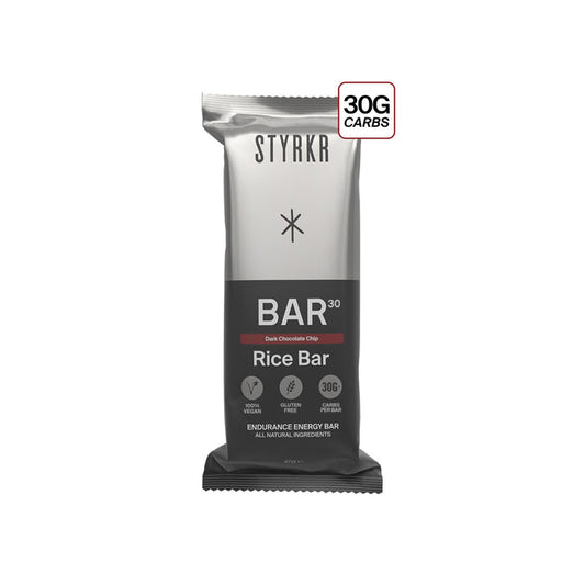 Styrkr BAR30 High Carb Rice Energy Bar - Chocolate Chip