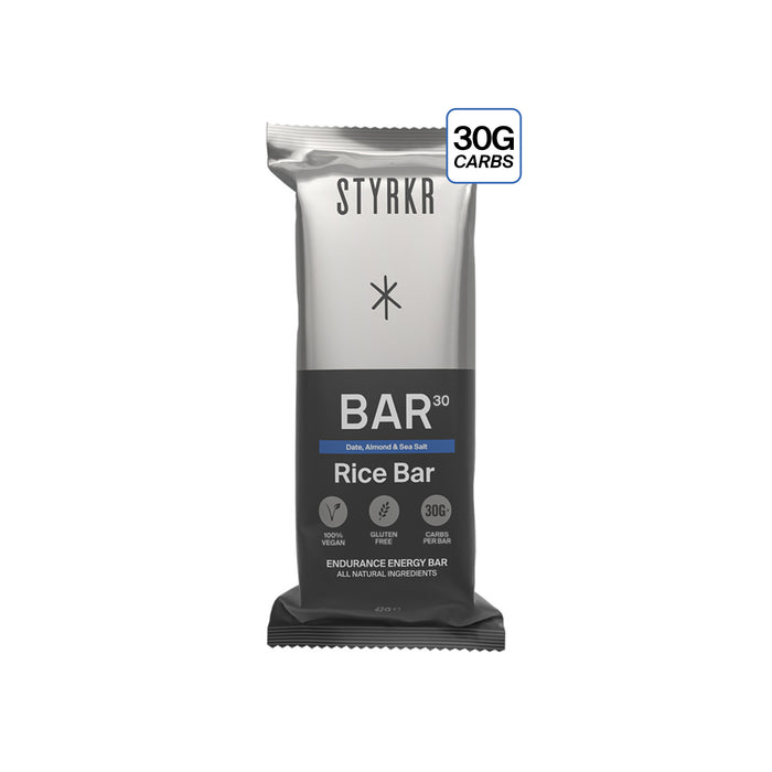Styrkr BAR30 High Carb Rice Energy Bar - Date / Almond