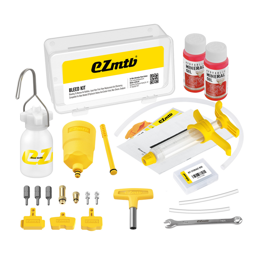 EZMTB Shimano Brake Bleed Kit with 120ml Mineral Oil