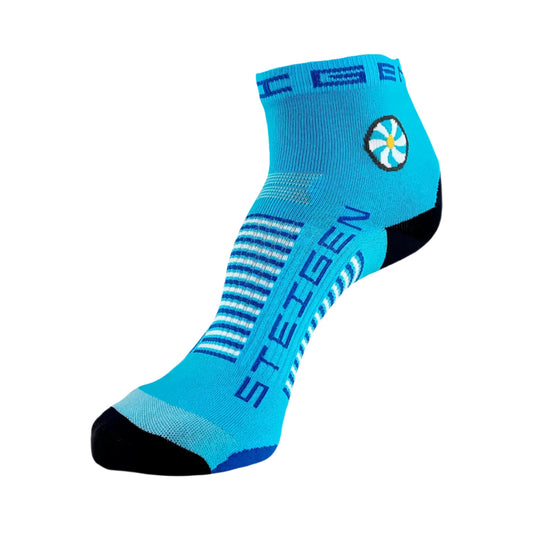 Steigen 1/4 Length Performance Socks - Breezy Blue