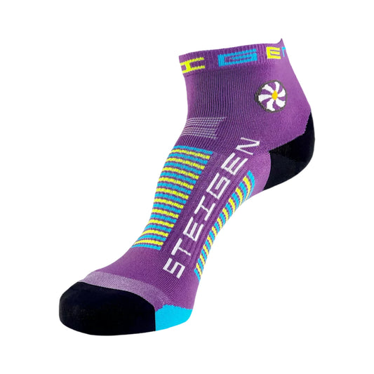 Steigen 1/4 Length Performance Socks - Bubblegum Purple