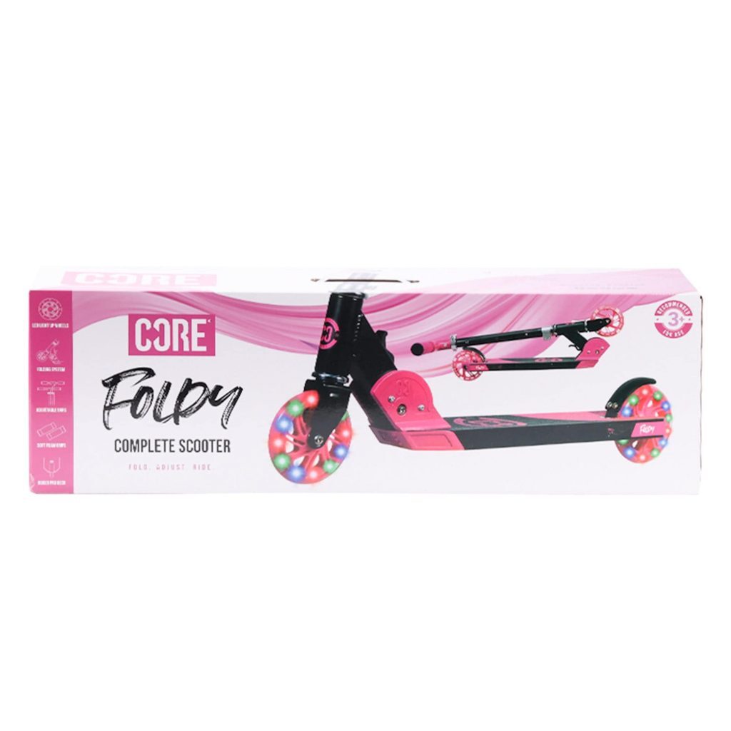 Core Kids Foldy Scooter - Pink