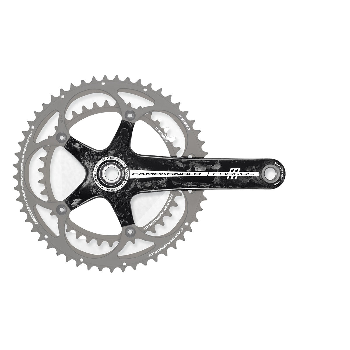 Campagnolo Chorus 11 Speed Carbon Bare Crankset MY2009-14