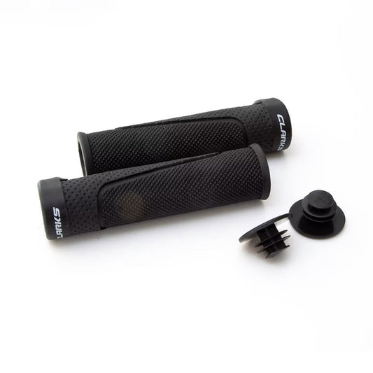 Clarks Lock On MTB Grips - Black