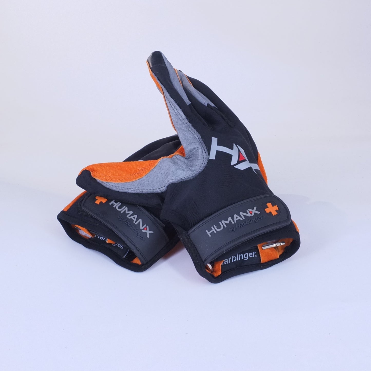 Harbinger HumanX Men's X3 Competition Weight Lifting Gloves - Orange/Grey
