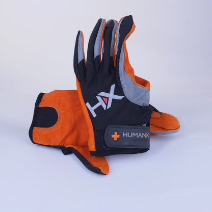Harbinger HumanX Men's X3 Competition Weight Lifting Gloves - Orange/Grey