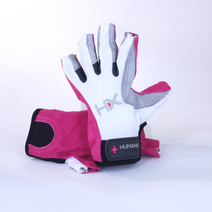 Harbinger HumanX Women's X3 Competition Weight Lifting Gloves - Pink / Grey