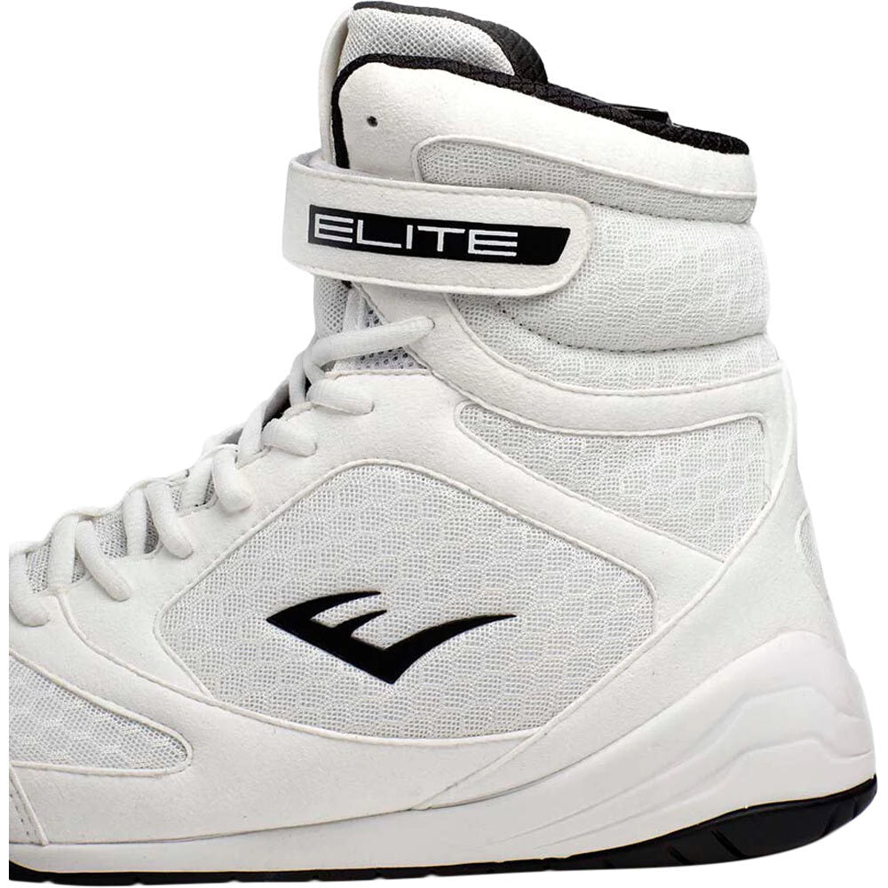 Everlast Elite2 Pro Hi-Top Boxing Boots - White/Black