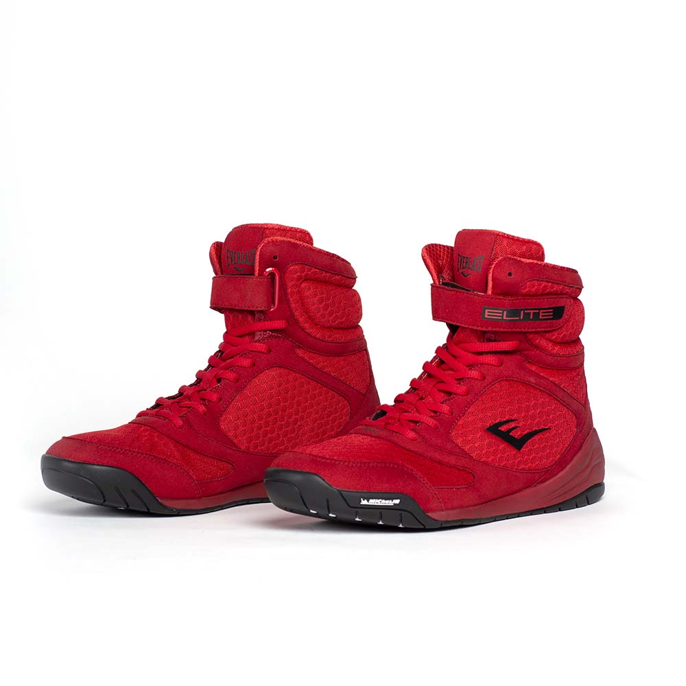 Everlast Elite2 Pro Hi-Top Boxing Boots - Red/Black