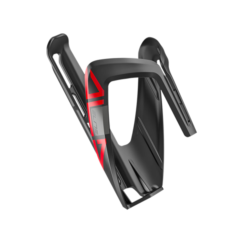 Elite ALA Bottle Cage - Black/Red