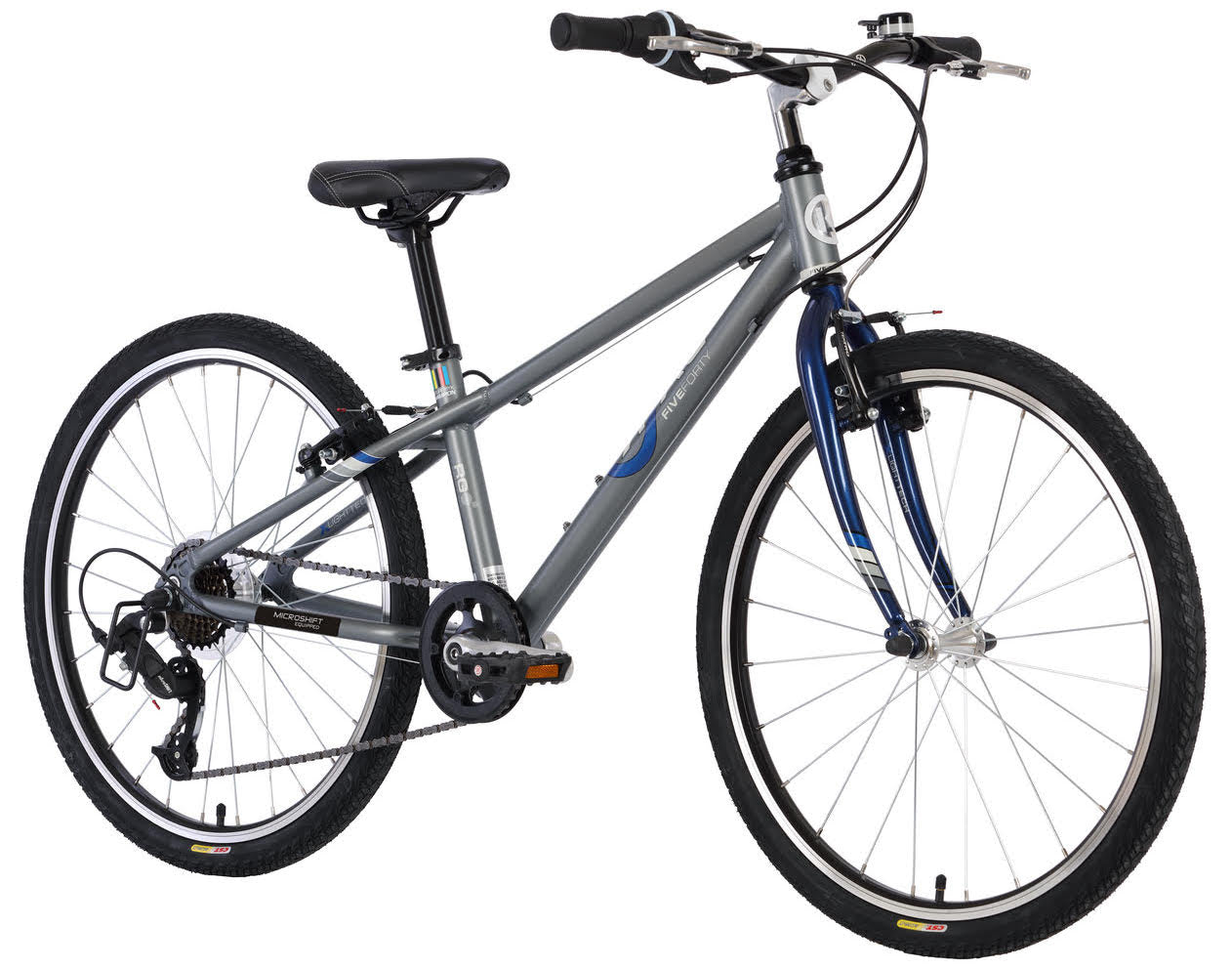 BYK E540x7 MTR Kids Bike - Titanium/Blue
