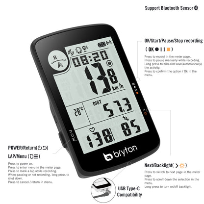 Bryton Rider 17E Head Unit