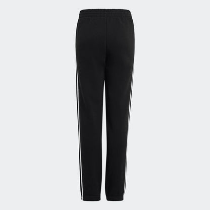 Adidas Youth 3-Stripe Fleece Pants - Black