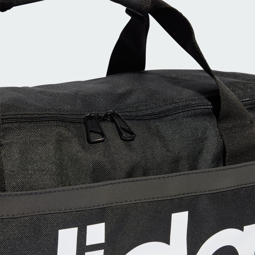 Adidas Linear Small Duffel Sports Bag - Black