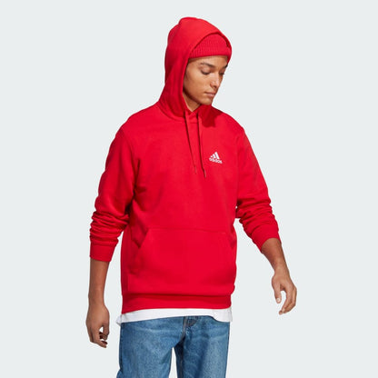 Adidas Mens Feelcozy Hoodie - Red