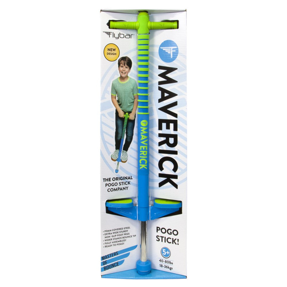 Flybar Maverick Pogo Ages 5-9 - Blue/Green