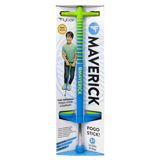 Flybar Maverick Pogo Ages 5-9 - Blue/Green