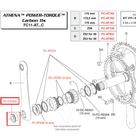 Campagnolo Genuine Part FC-CE003