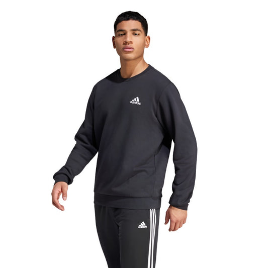 Adidas Mens Feel Cozy Sweatshirt - Black