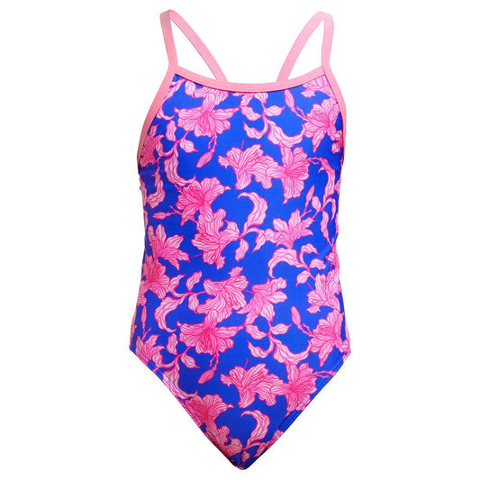 Funkita Girl's Single Strap One Piece - Perfect Petal