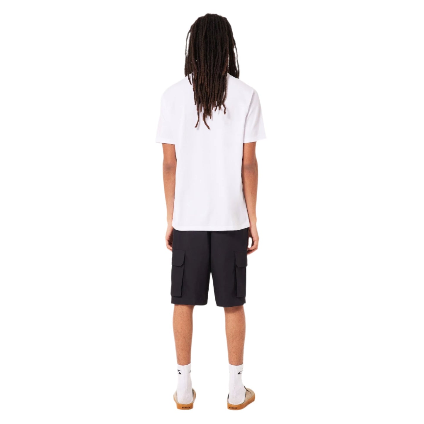 Oakley Lined Mountain Bark Tee - White