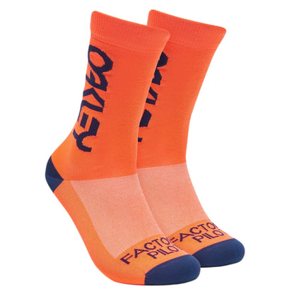 Oakley Factory Pilot MTB Socks - Neon Orange