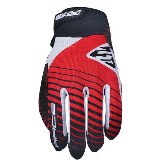 Five Race BMX Kids Gloves - Red