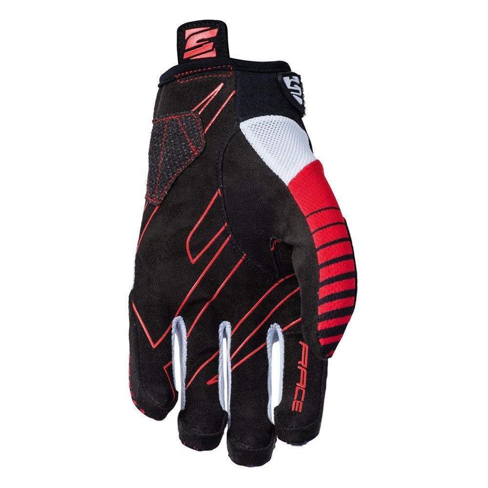 Five Race BMX Kids Gloves - Red