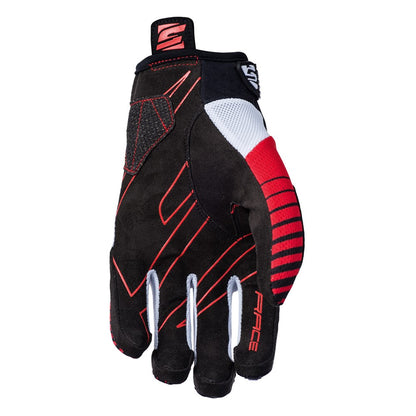 Five Race BMX Kids Gloves - Red